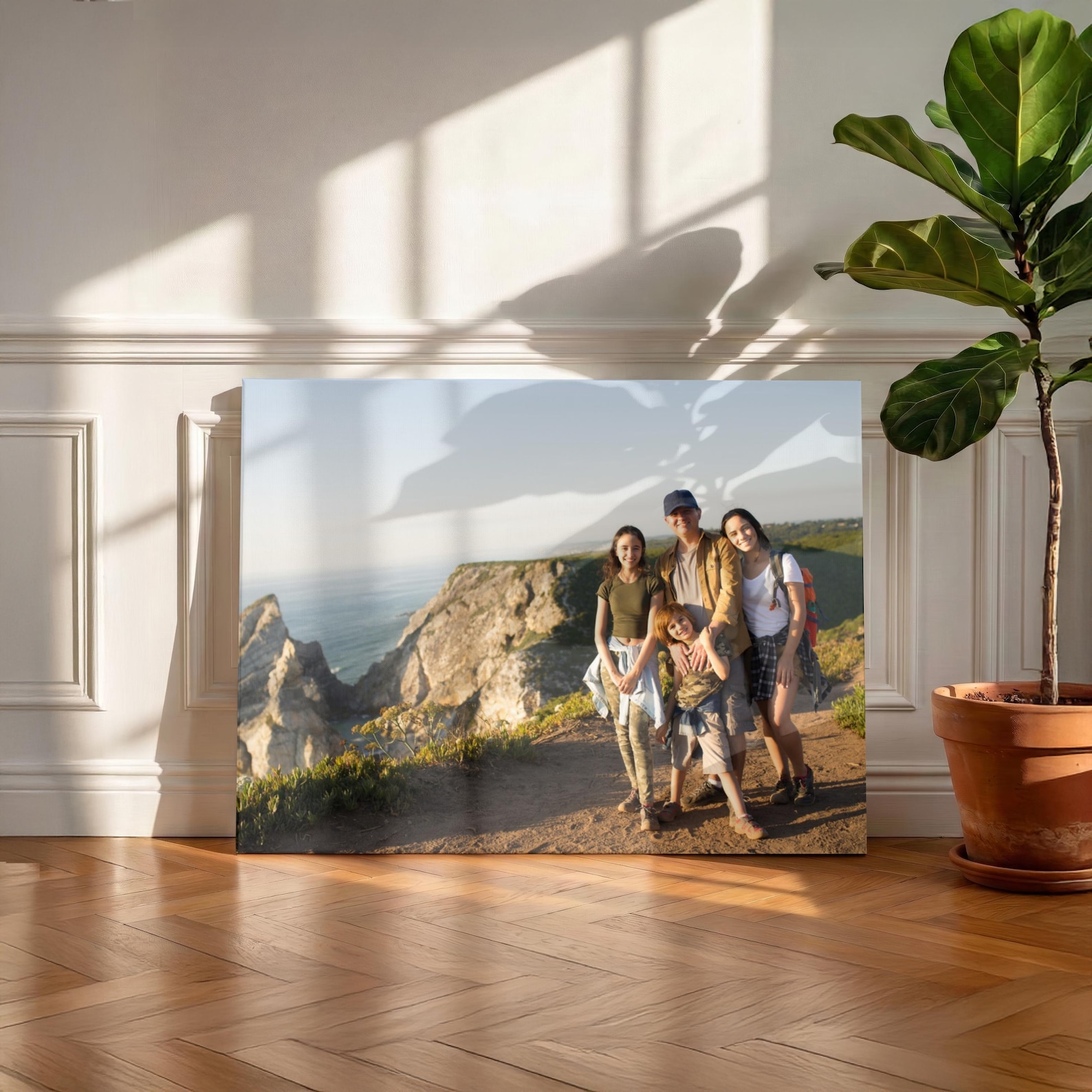 Personalized Photo Canvas, Cus - Home Decor For Birthday 评论和价格
