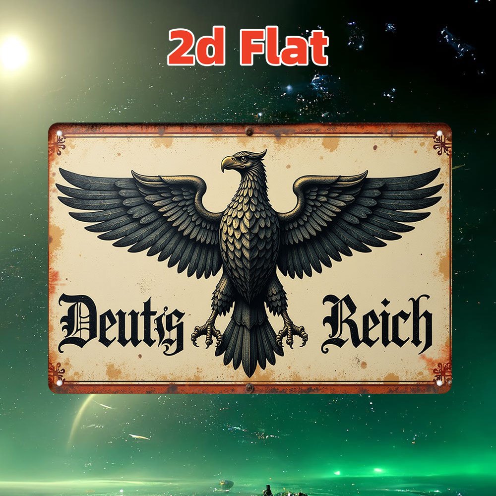 Vintage German Eagle Metal Tin - Home Decor Trends 评论和价格