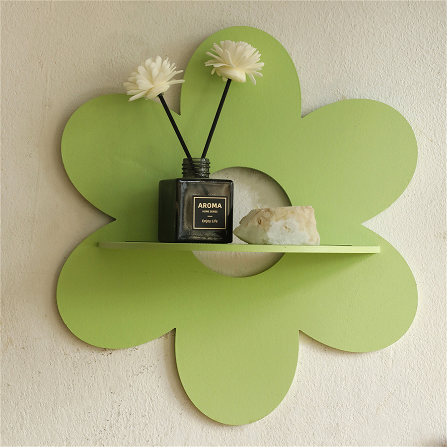 Flower Shape Wall Storage Hold - Floating Shelves 评论和价格