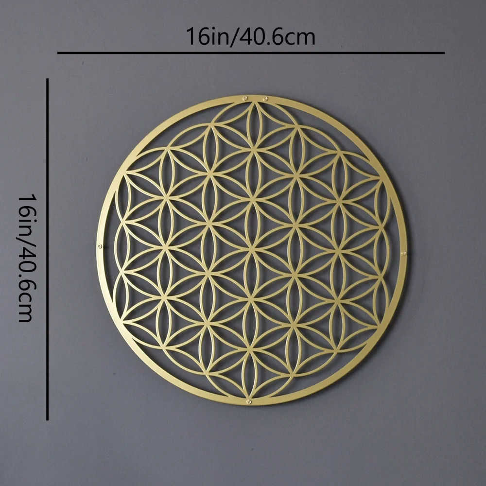 Flower of Life Metal Wall Art  - Home Decor Trends 评论和价格