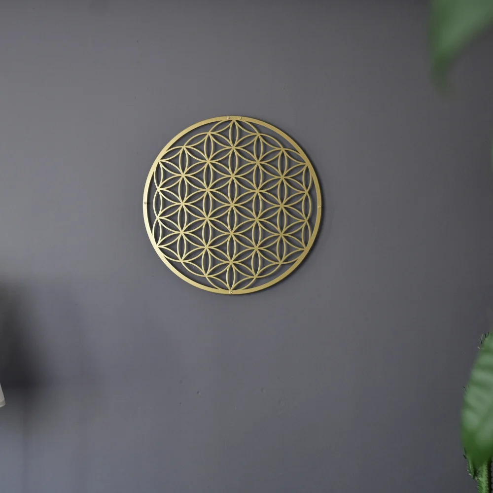 Flower of Life Metal Wall Art  - Home Decor Trends 评论和价格