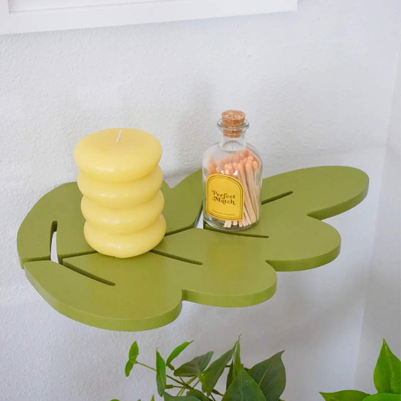 1PCS Wooden Shelf Foliage Colo - Floating Shelves 评论和价格