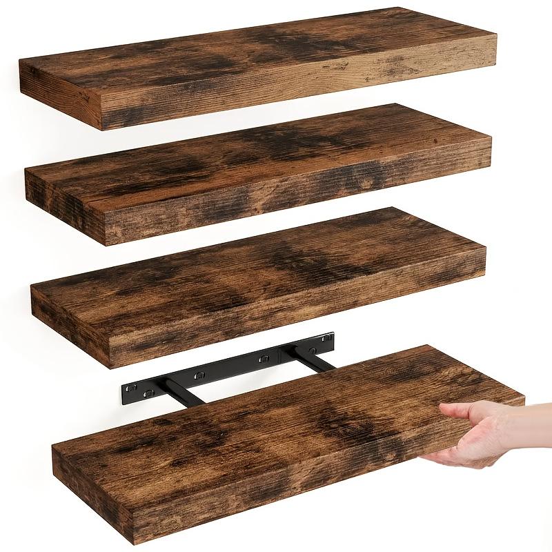 4Pcs Floating Shelves Wall Mou - Floating Shelves 评论和价格