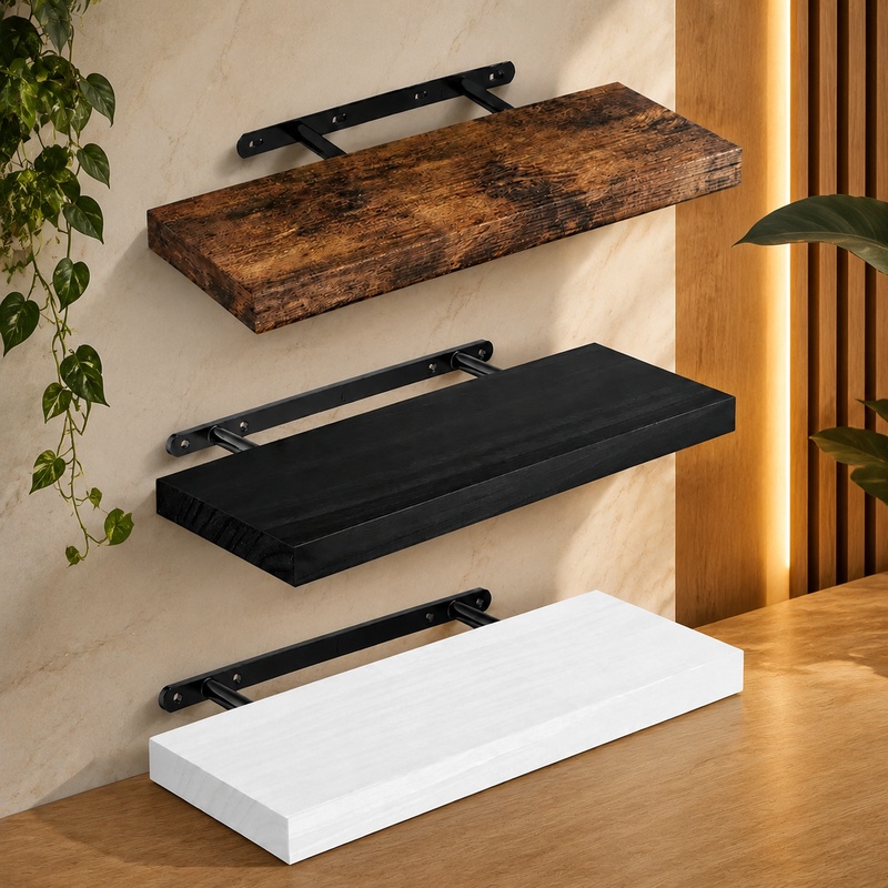 Durable Floating Wall Shelf wi - Floating Shelves 评论和价格