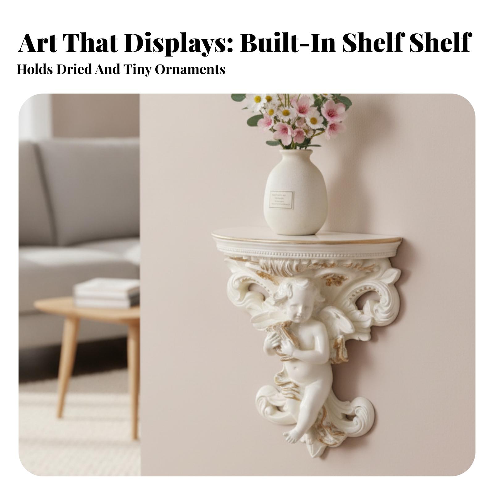 Decorative Wall Shelf with Ang - Floating Shelves 评论和价格