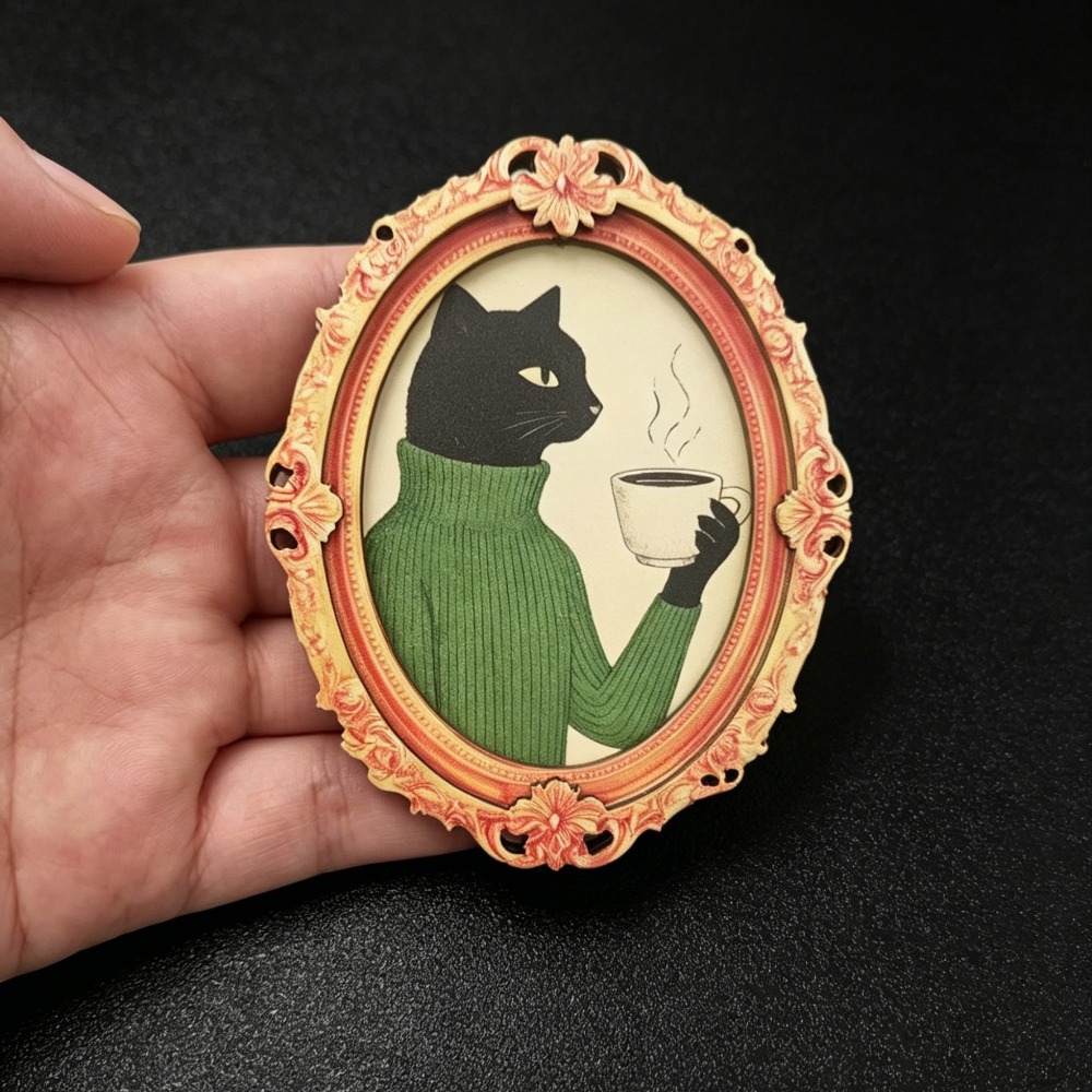 Cute Cat Refrigerator Magnet - - Home Decor Trends 评论和价格