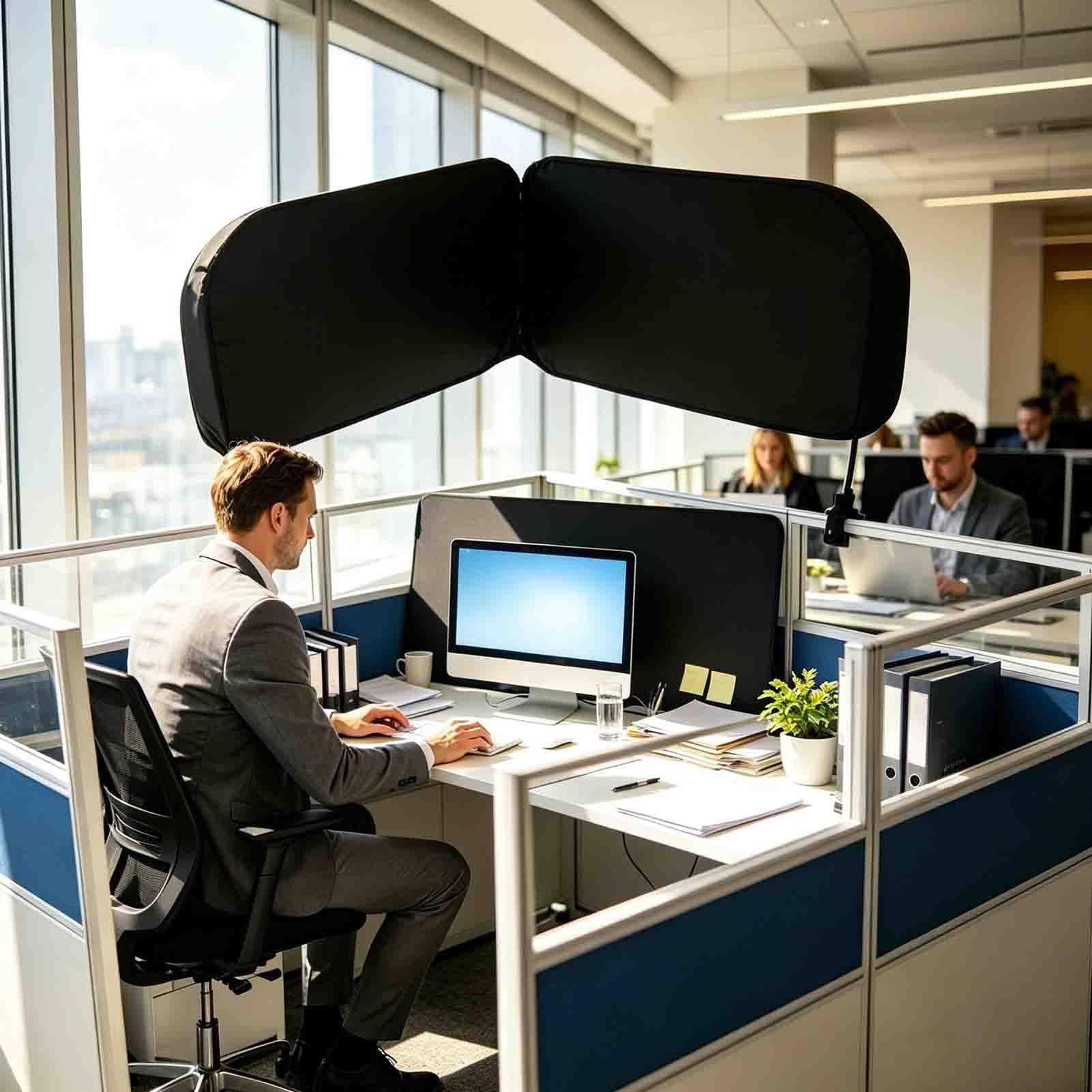 Office Desk Sun Blocker Overhe - Blackout Curtains 评论和价格