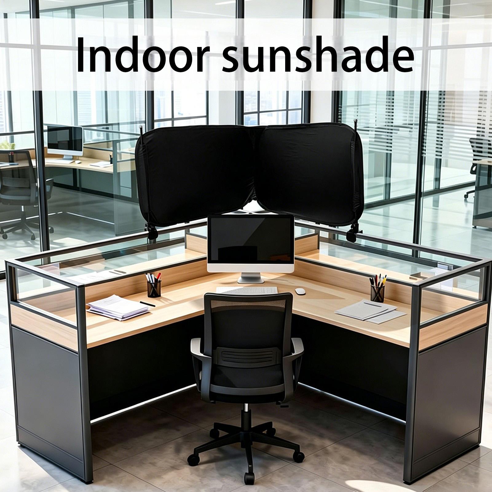 Office Desk Sun Blocker Overhe - Blackout Curtains 评论和价格