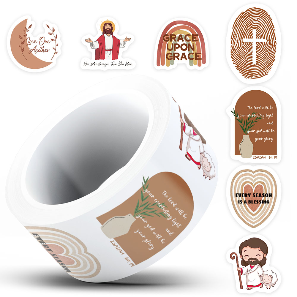 500pcs Jesus Bible Sticker For - Home Decor Jesus 评论和价格