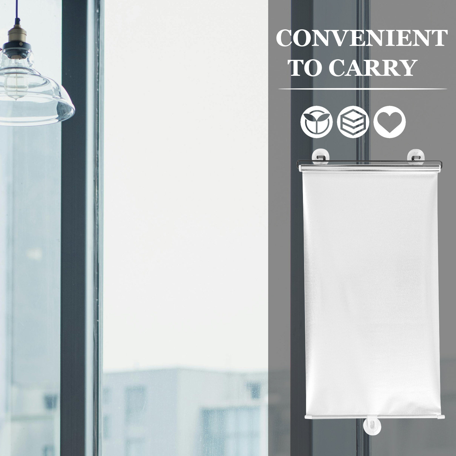 Window Shade Suction Cup Reusa - Blackout Curtains 评论和价格