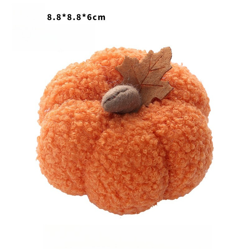 Fluffy Pumpkin Plush Halloween - Home Decor For Birthday 评论和价格