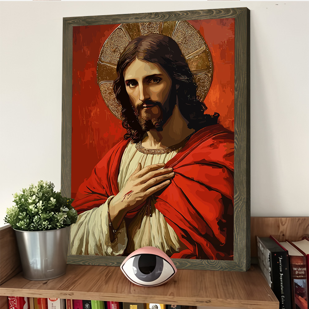 Portrait of Jesus Christ With  - Home Decor Jesus 评论和价格