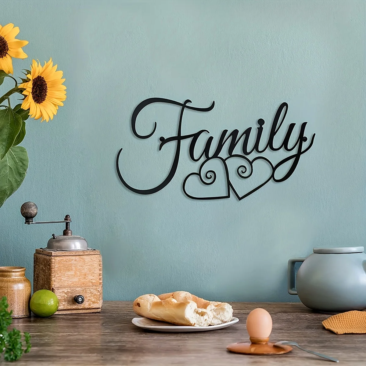 CIFBUY Family Wall Sign Metal  - Home Decor Trends 评论和价格
