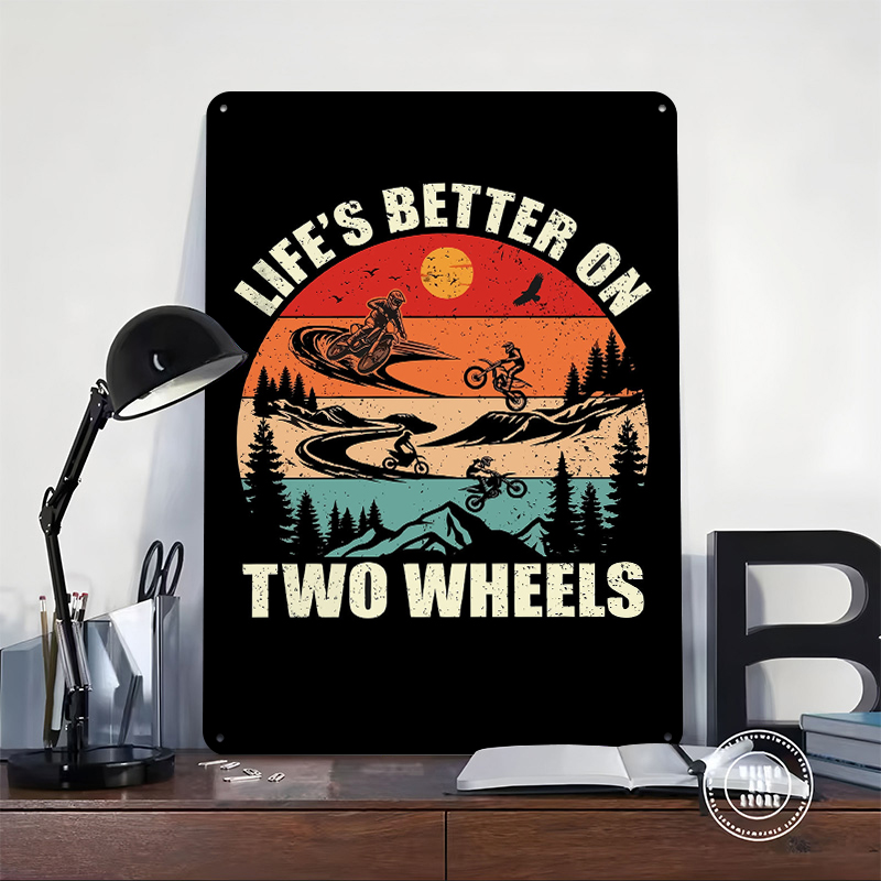 Life's Better on Two Wheels Ti - Home Decor On Wheels 评论和价格