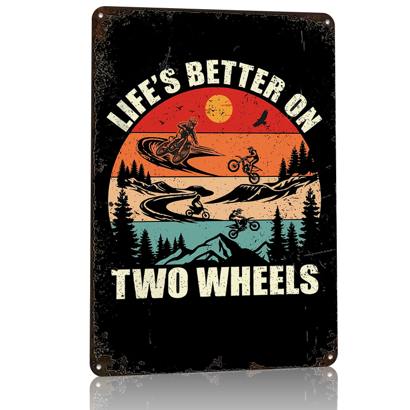 Life's Better on Two Wheels Ti - Home Decor On Wheels 评论和价格