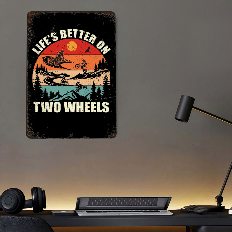 Life's Better on Two Wheels Ti - Home Decor On Wheels 评论和价格