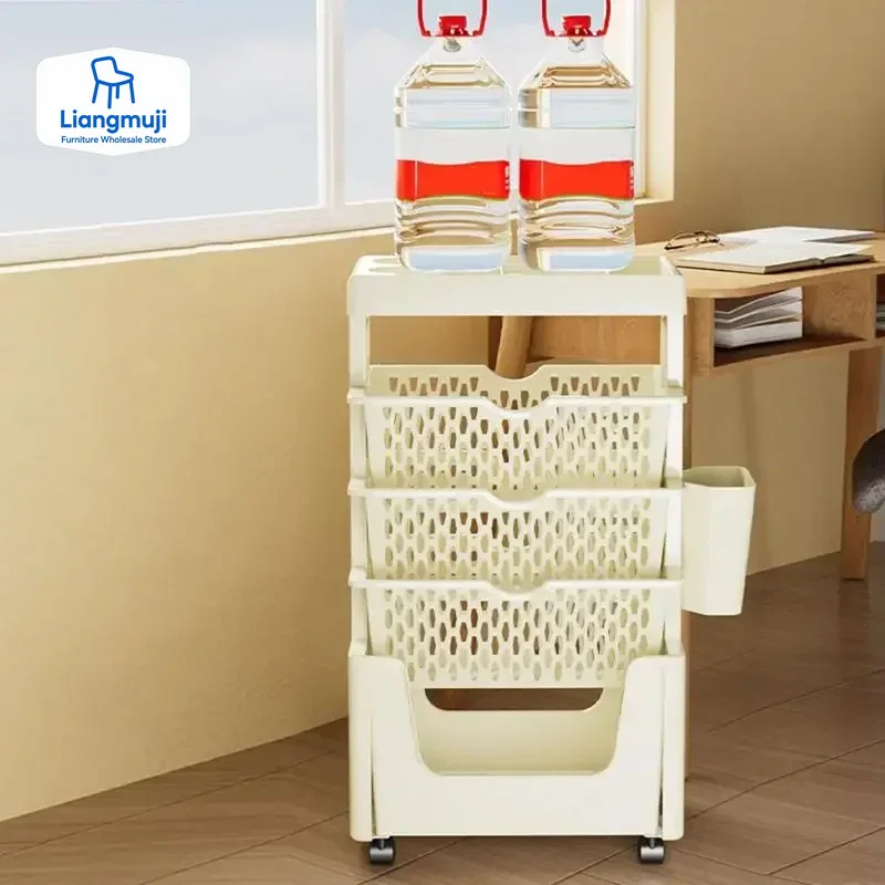 5 Tier Movable Book Shelf On W - Home Decor On Wheels 评论和价格
