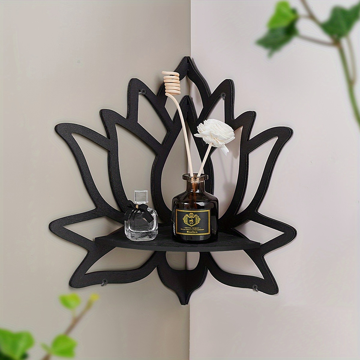 Lotus Corner Floating Shelf, H - Floating Shelves 评论和价格