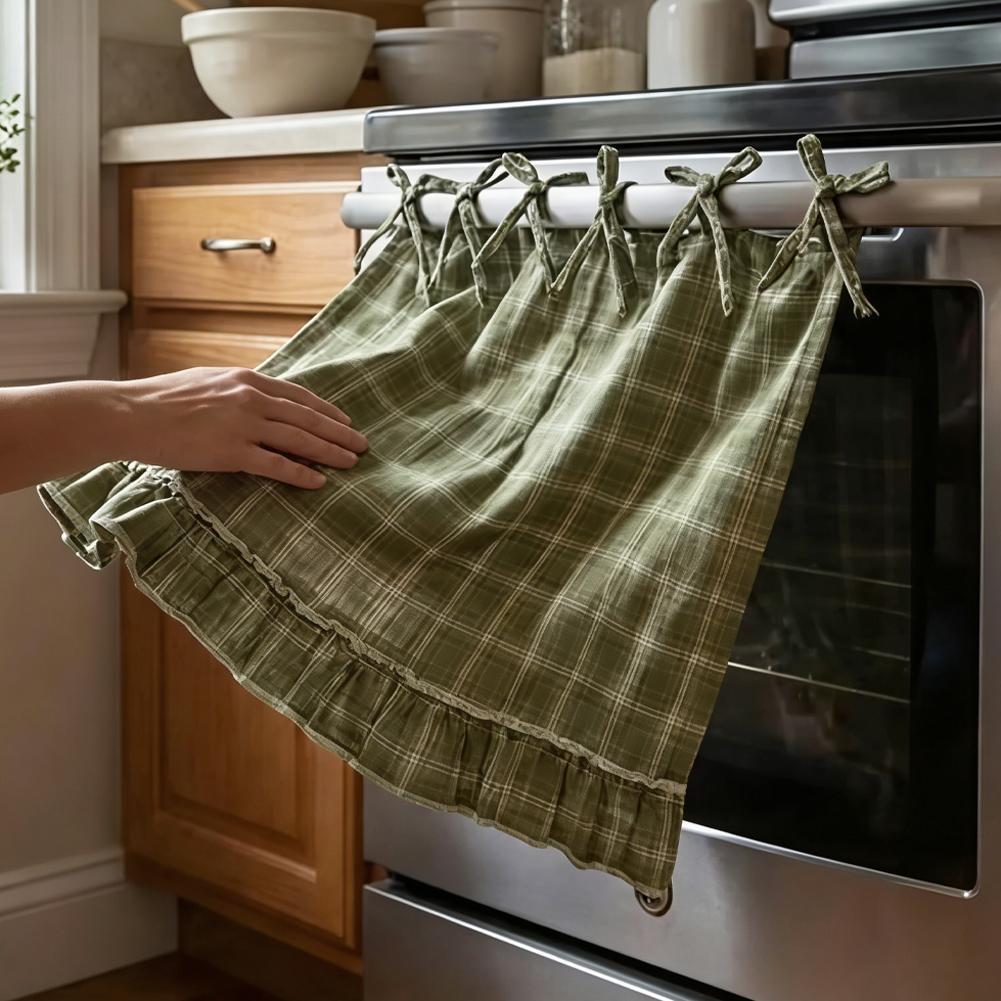 Oven Skirt Artisanal Farmhouse - Home Decor Curtain 评论和价格