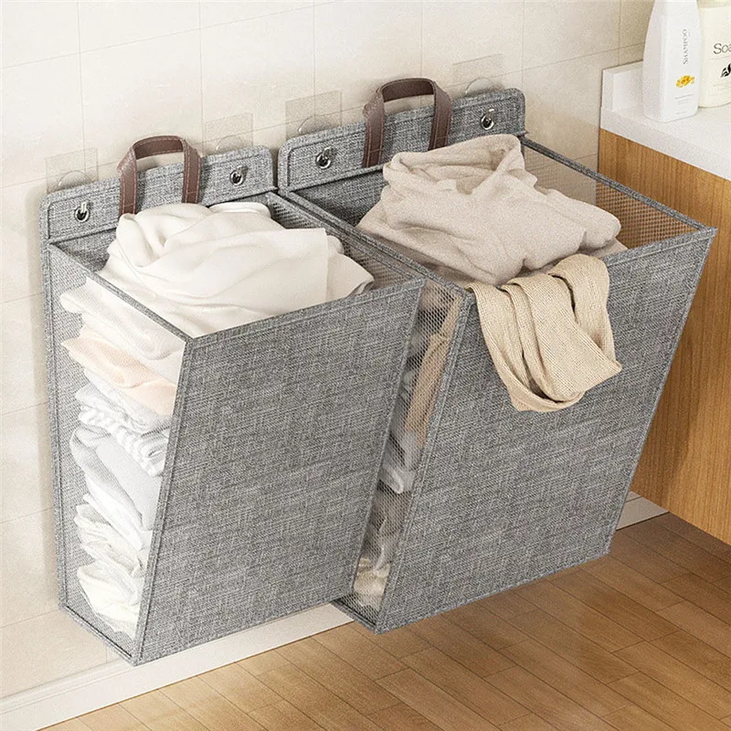 1 Pc Foldable Adhesive Laundry - Woven Wall Basket 评论和价格