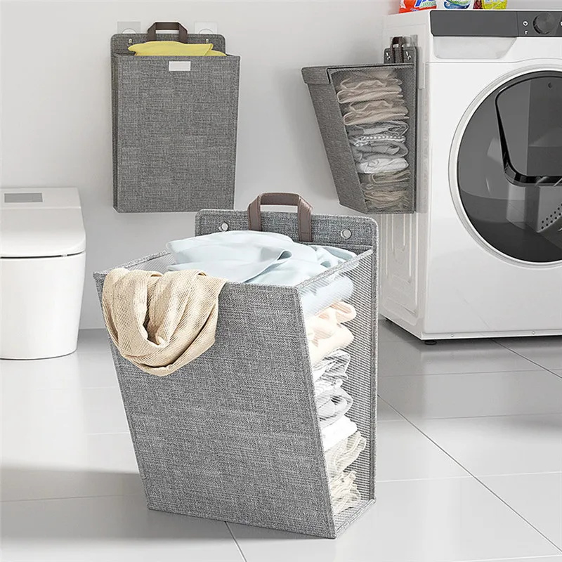 1 Pc Foldable Adhesive Laundry - Woven Wall Basket 评论和价格