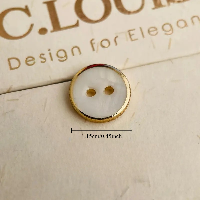 White Resin Shell Button,Artis - Home Decor Product 评论和价格