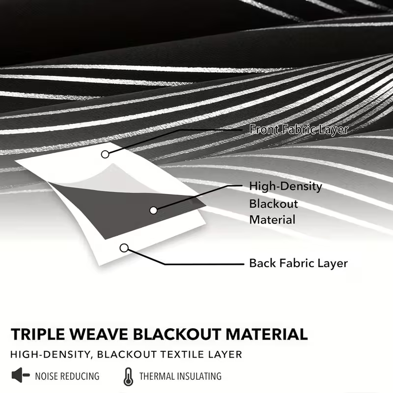 Black Blackout Curtains for Li - Blackout Curtains 评论和价格