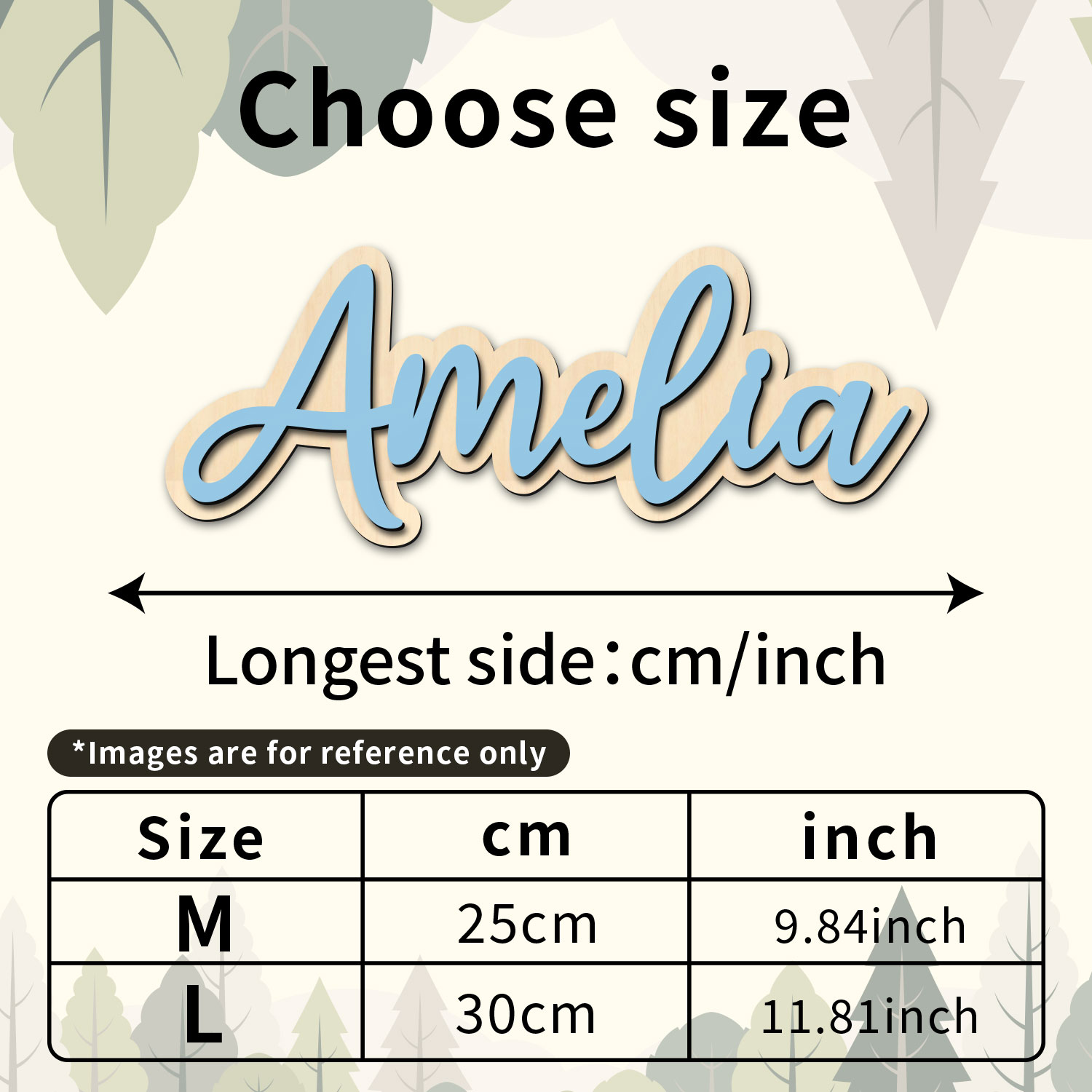 1pc Customized Wooden Name Dec - Home Decor Product 评论和价格
