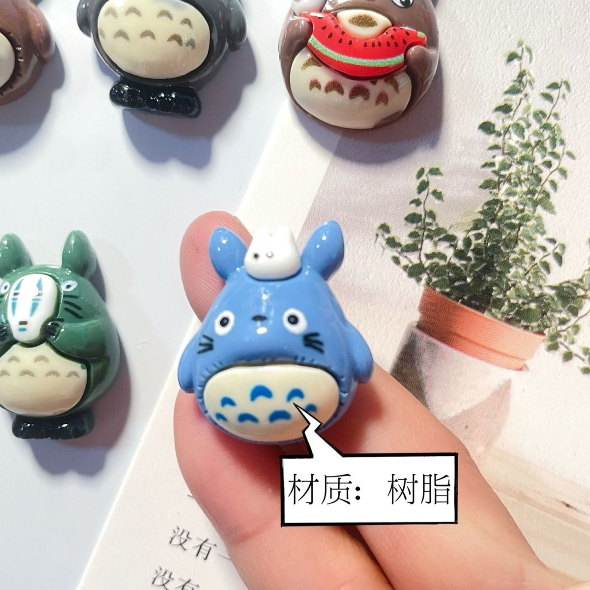Totoro Anime Resin Fridge Magn - Home Decor Product 评论和价格